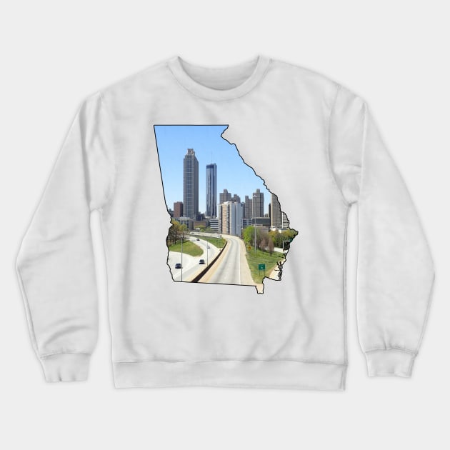 Georgia (Downtown Atlanta) Crewneck Sweatshirt by gorff